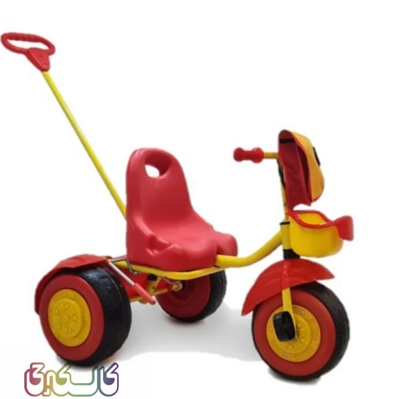 سه چرخه مندی کودک فریم فلزی ارابه